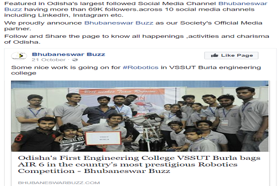 Robocon 2017 Featured in Bhubaneswar Buzz!