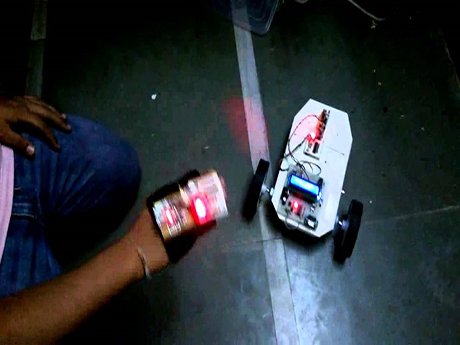 GESTURE CONTROLLED BOT