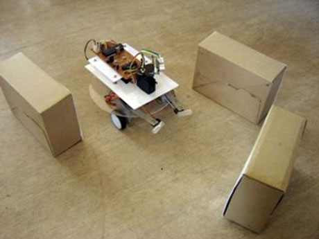 OBSTACLE DETECTING BOT